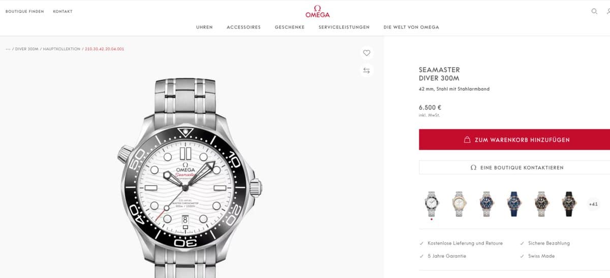 Omega Seamaster Diver 300M