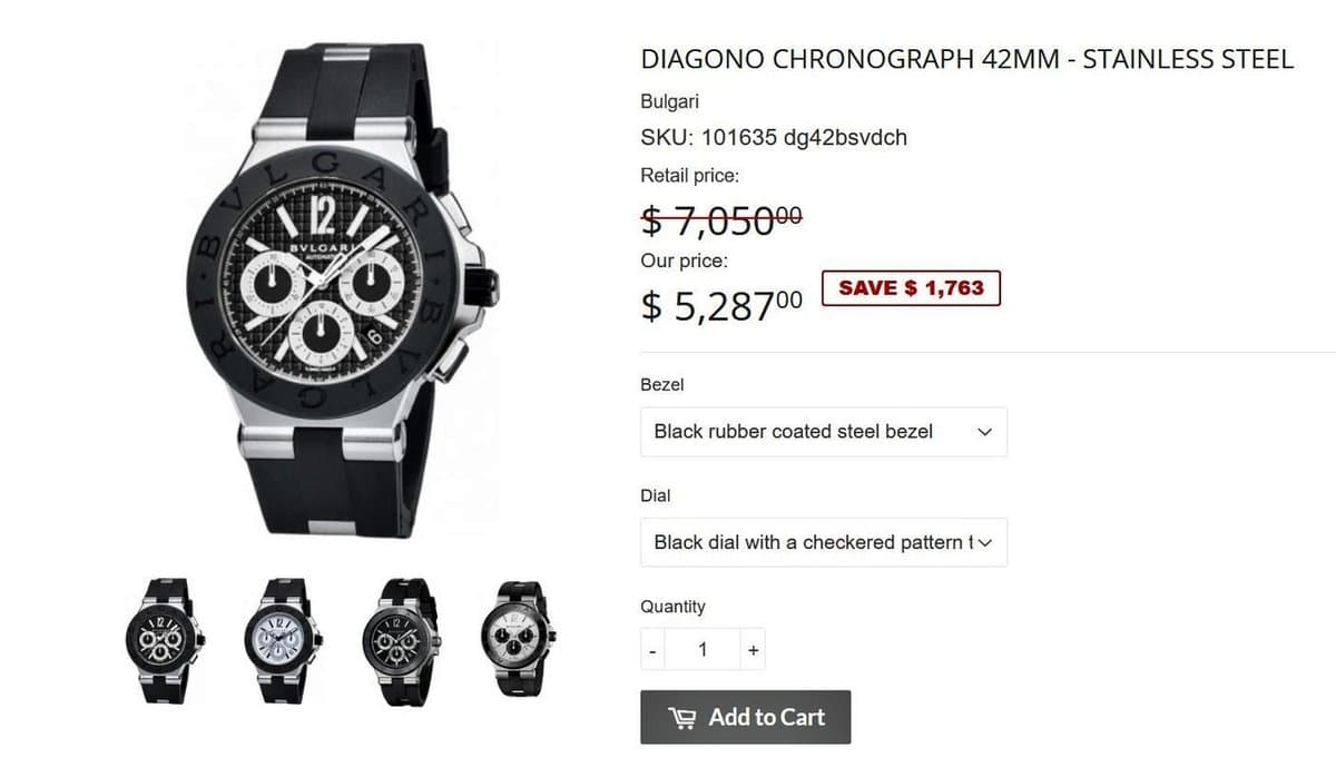 Bvlgari Diagono Chronograph 10