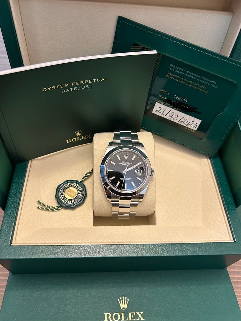 Rolex Datejust 41 black 126300 2