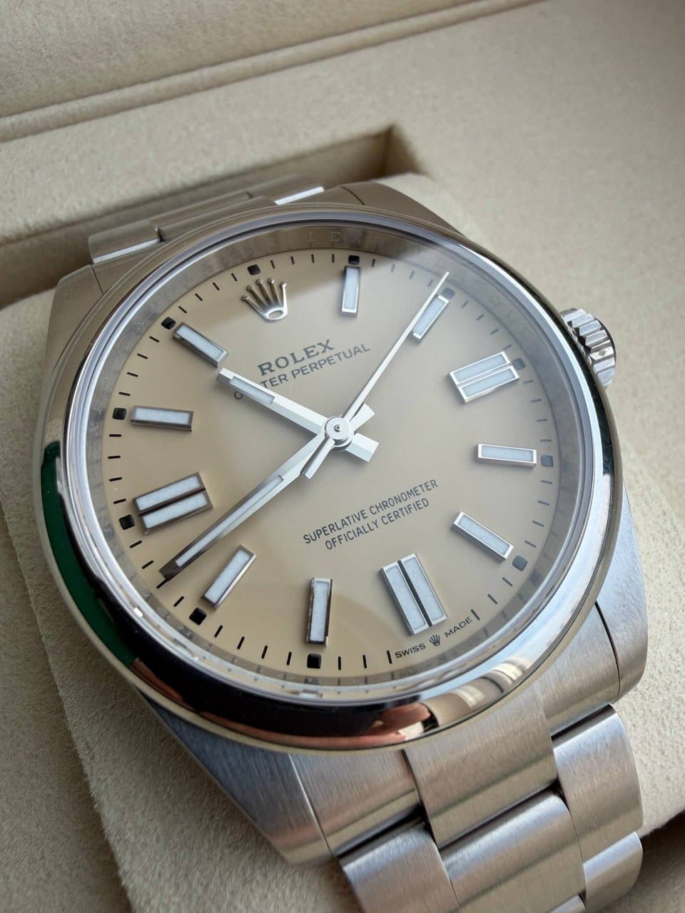 Rolex OP 41 beige 2