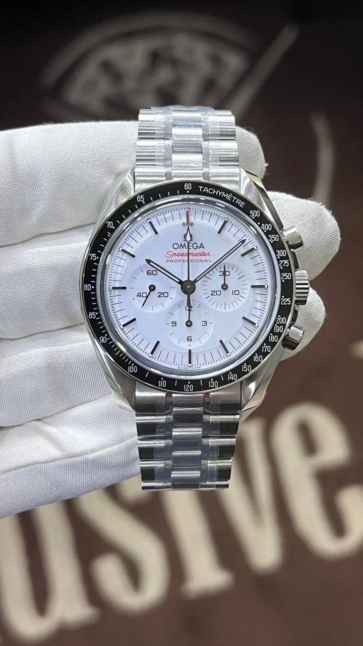 Omega * SPEEDMASTER MOONWATCH PROFESSIONAL CO-AXIAL MASTER CHRONOMETER CHRONOGRAPH 42 MM 310.30.42.50.04.001/БЕЛЫЙ ЦИФЕРБЛАТ/БРАСЛЕТ/САПФИР 7