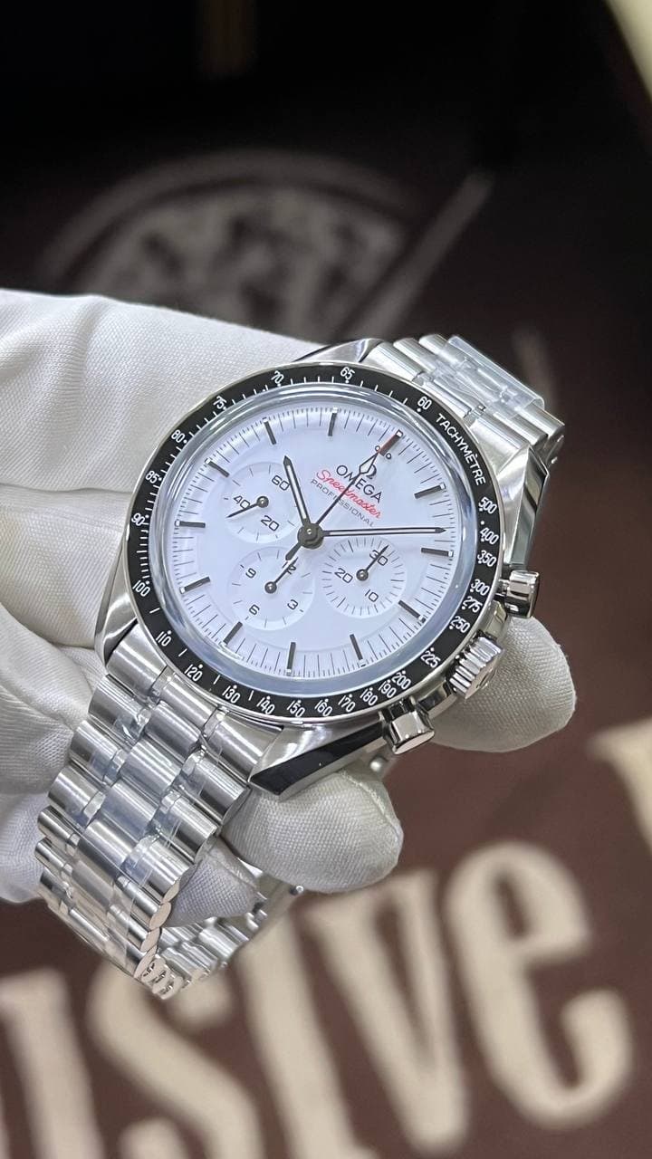 Omega * SPEEDMASTER MOONWATCH PROFESSIONAL CO-AXIAL MASTER CHRONOMETER CHRONOGRAPH 42 MM 310.30.42.50.04.001/БЕЛЫЙ ЦИФЕРБЛАТ/БРАСЛЕТ/САПФИР 9