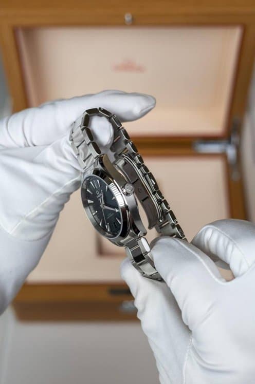 Omega * SEAMASTER AQUA TERRA 150M CO-AXIAL MASTER CHRONOMETER 41 MM 220.10.41.21.10.001 С ТЕМНО-ЗЕЛЕНЫМ ЦИФЕРБЛАТОМ НА БРАСЛЕТЕ 9
