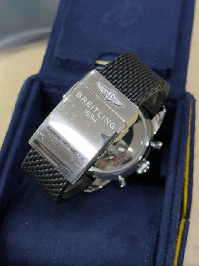 Breitling * SUPEROCEAN HERITAGE II B01 CHRONOGRAPH 44 ММ A13313/ЧЕРНЫЙ ЦИФЕРБЛАТ/ЧЕРНЫЙ КАУЧУК 5