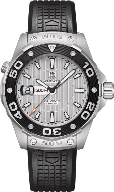 Tag Heuer Aquaracer 43мм автомат (серый фэйс) на каучуке