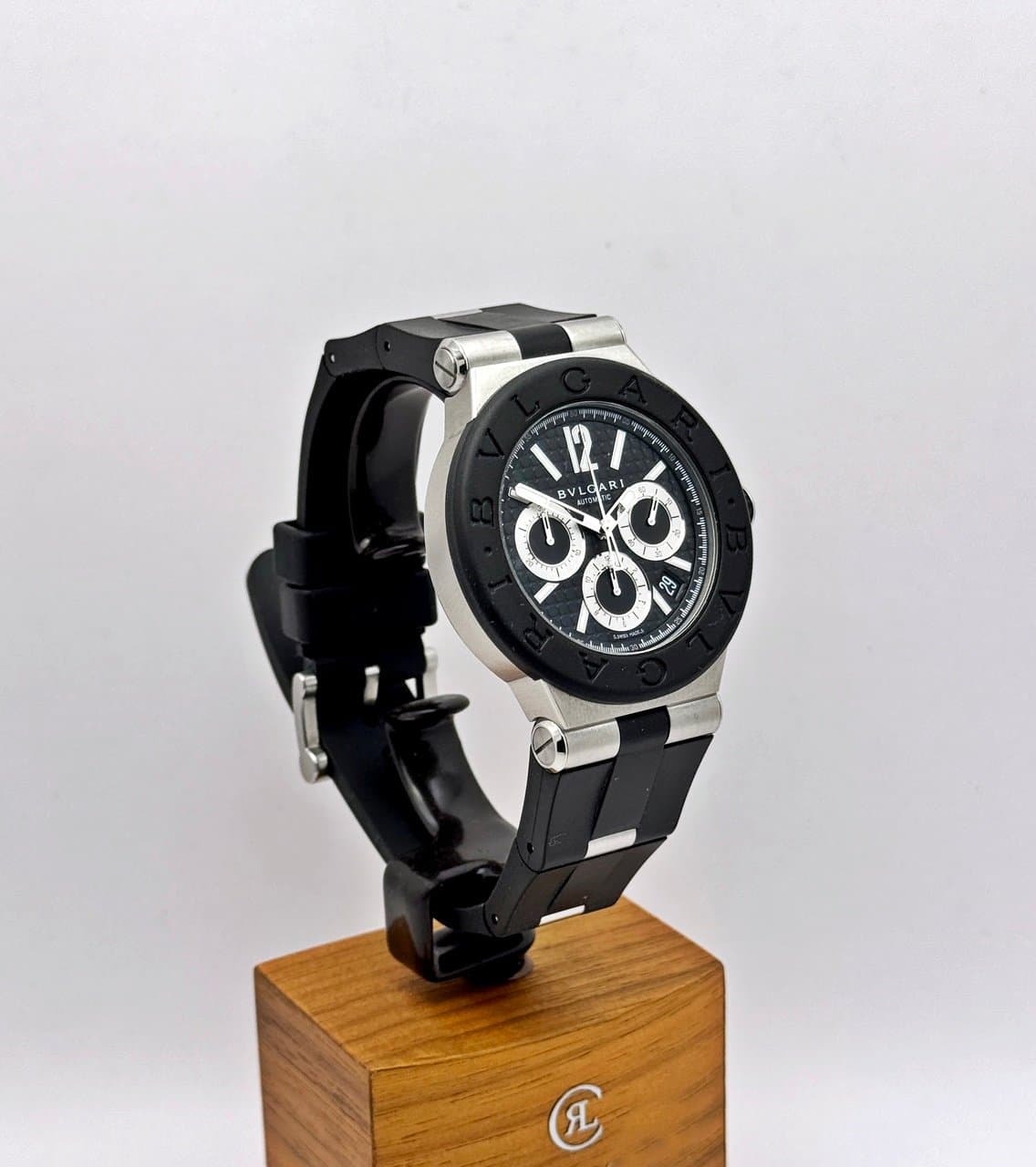 Bvlgari Diagono Chronograph 42мм /каучук 2