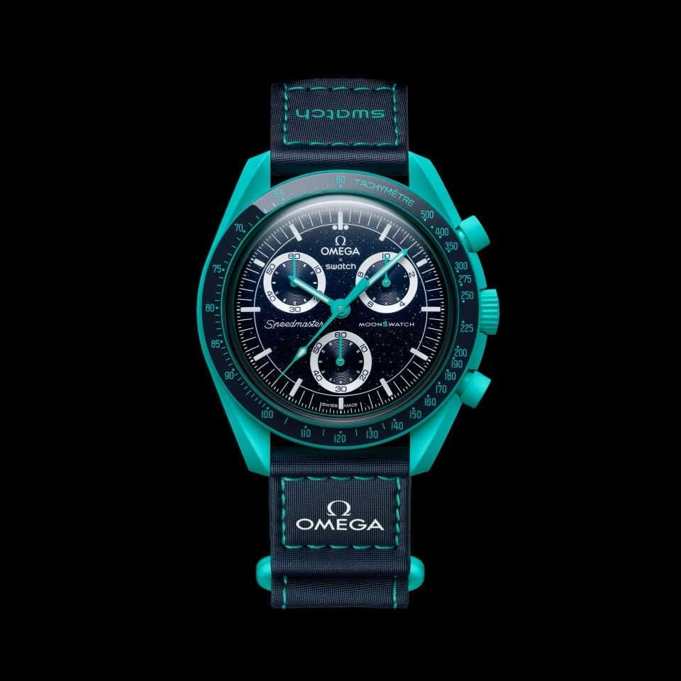 Omega x SWATCH MOONSWATCH MISSION ON EARTH - POLAR LIGHTS (СЕВЕРНОЕ СИЯНИЕ)