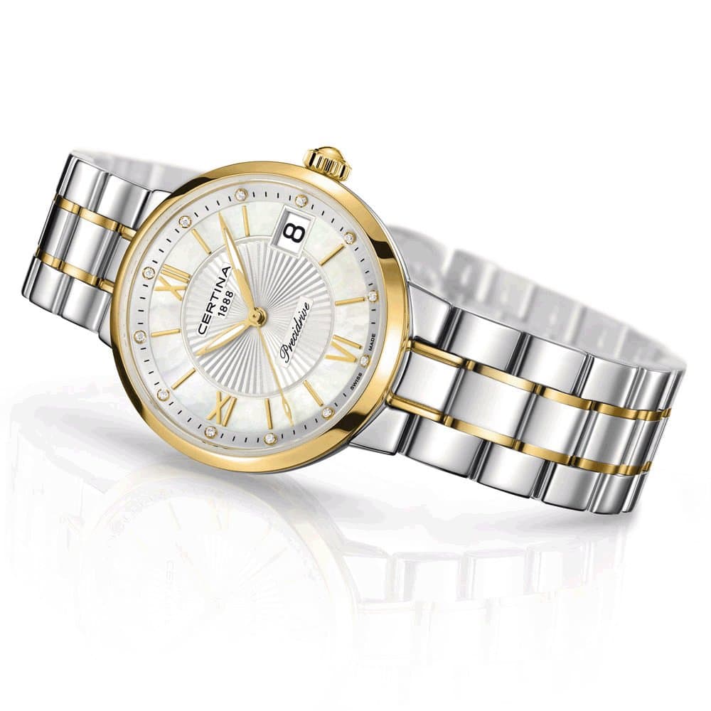 Certina DS Stella Precidrive Bicolor C031.210.22.116.00  Браслет / 12 бриллиантов / d=32mm 3