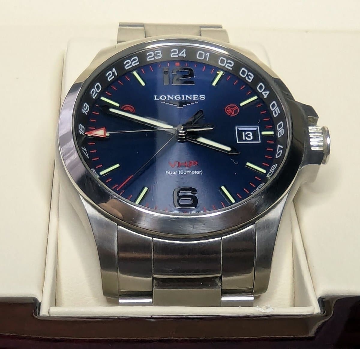 Longines Conquest VHP GMT 43 мм 2
