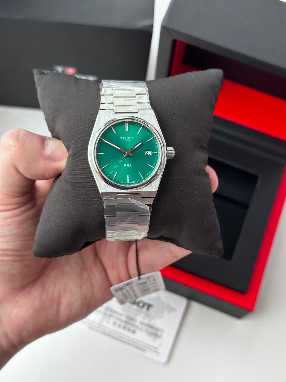 Tissot PRX 35mm. QUARTZ T137.210.11.081.00 ИНТЕГРИРОВАННЫЙ БРАСЛЕТ, КВАРЦ, ХИТ! 5