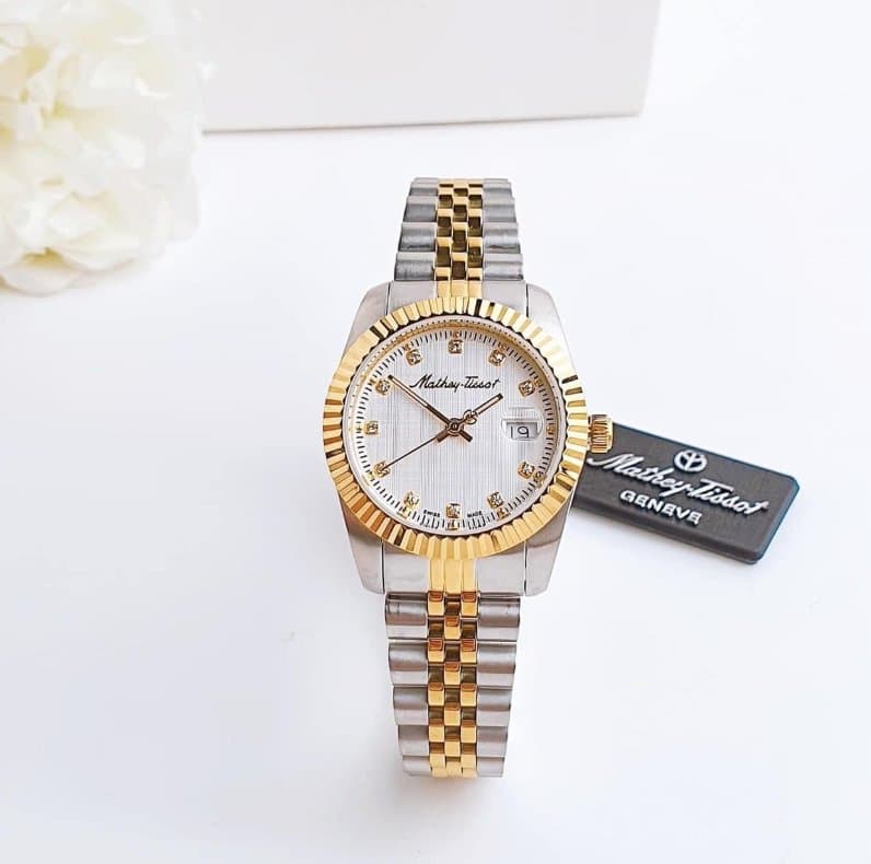 Tissot Rolly D810BI. Биколор / Браслет / d=30mm 8