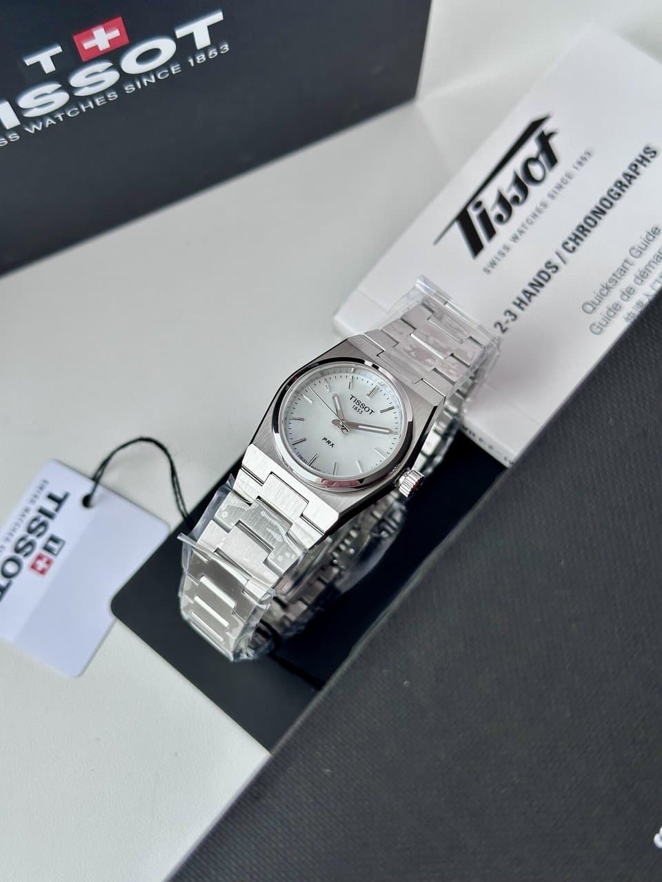 Tissot PRX 25mm T137.010.11.111.00. БРАСЛЕТ. САПФИР. 9