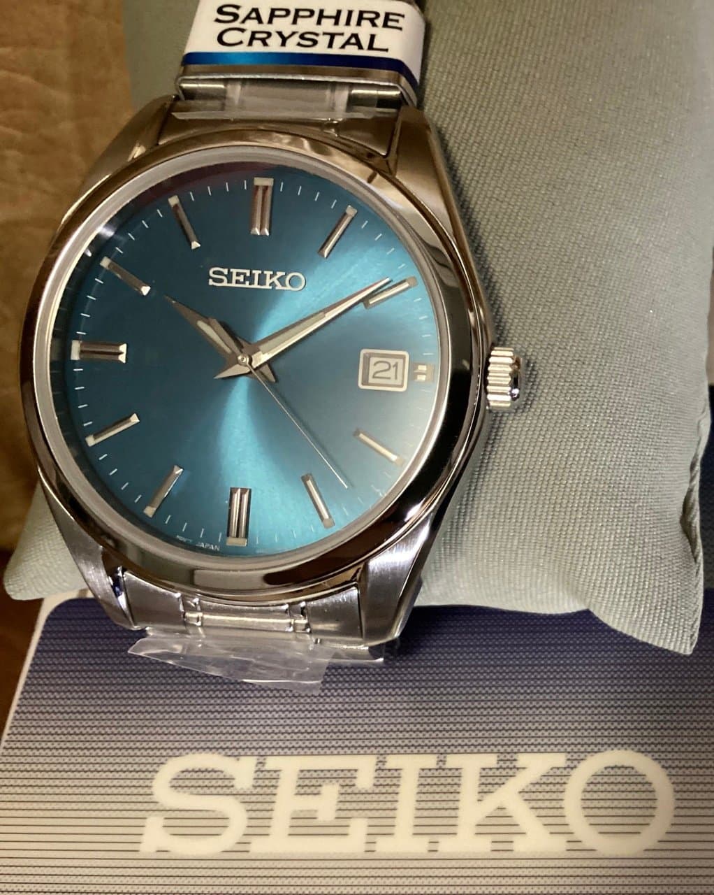 Seiko Sapphire Quartz Blue SUR525P1