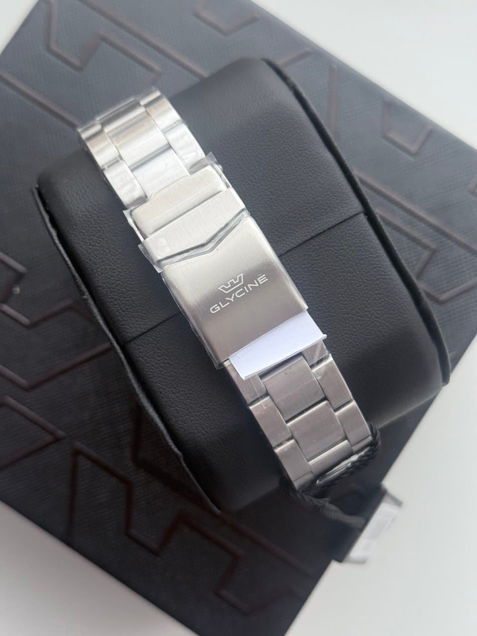 Glycine COMBAT QUARTZ GL1063 HULK! ЗЕЛЁНЫЙ ЦИФЕР И БЕЗЕЛЬ, САПФИР, ЦИКЛОП, ОТЛИЧНЫЙ СТАЛЬНОЙ БРАСЛЕТ! 5